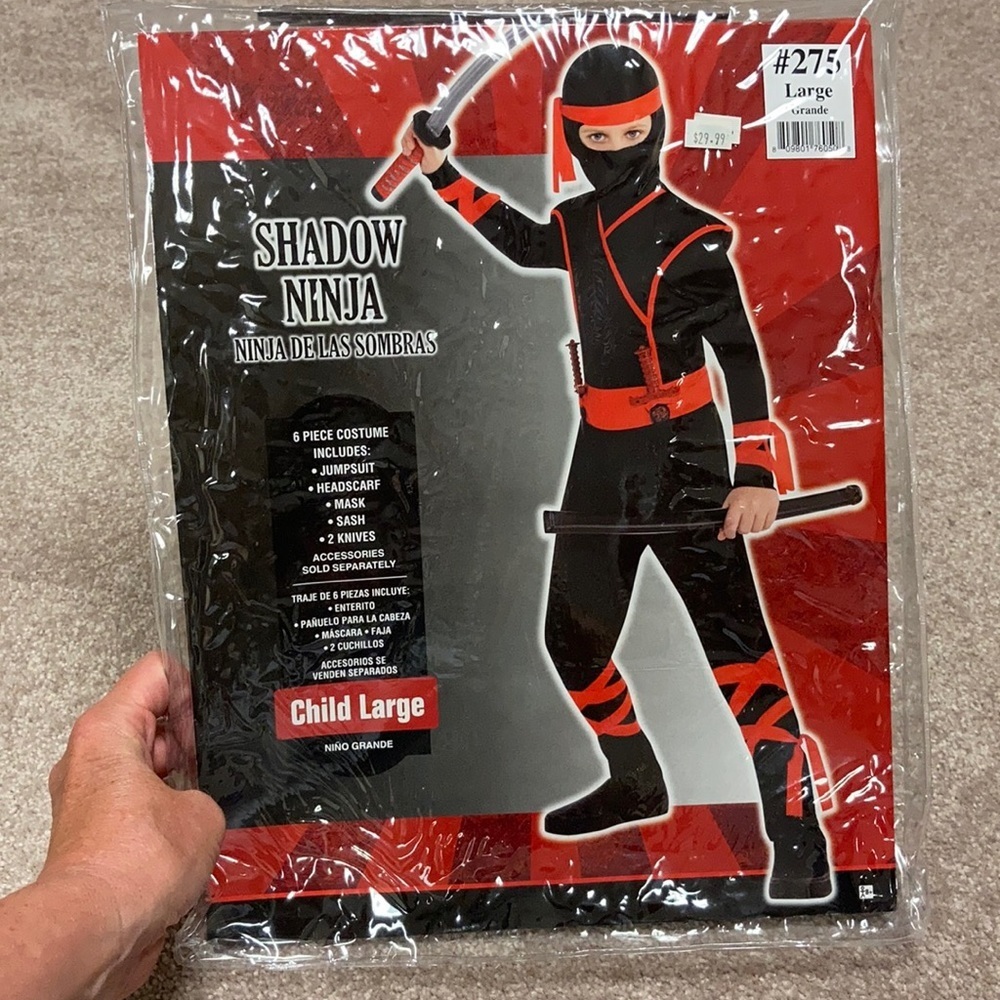 Shadow ninja size large 12/14